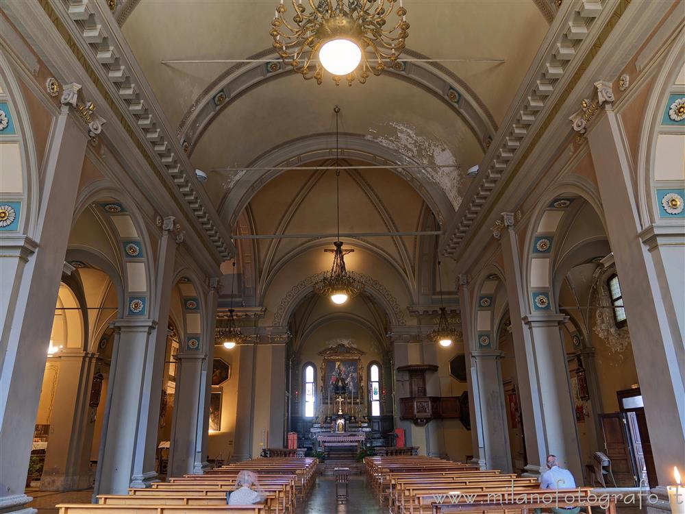 Milan (Italy) - Interior of the Abbey of Casoretto